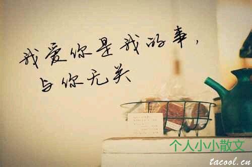 你的美与我爱你无关